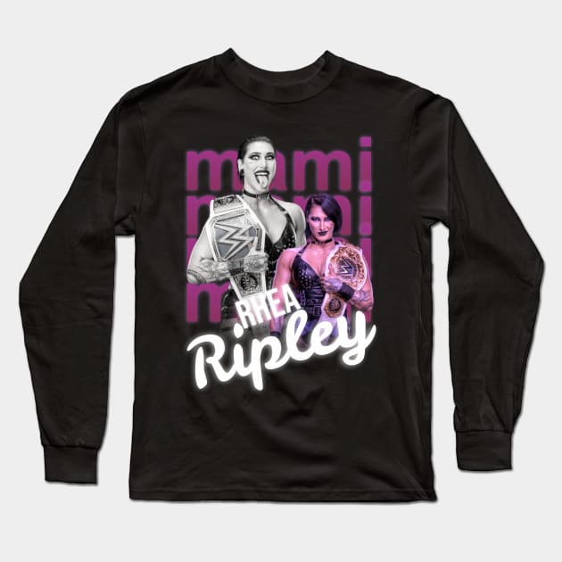 Famous wwe rhea ripley Long Sleeve T-Shirt by cokistick